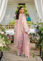 3-PC Unstitched Embordered Luxury Lawn By Elaf | ELH-1B SOPHIA
